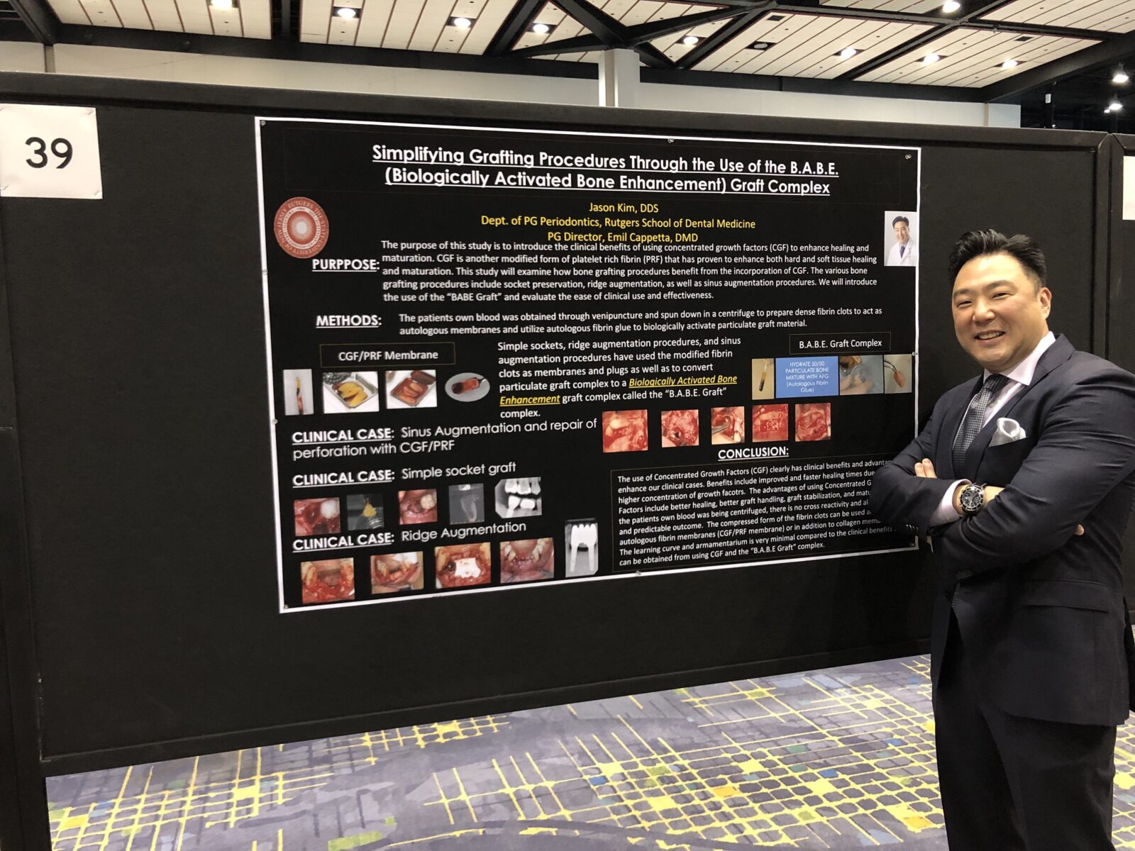 Dr. Jason Kim at American Academy of Periodontology